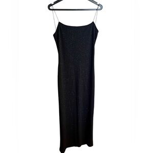 City Triangles Black Maxi Sparkle Dress Size Medium